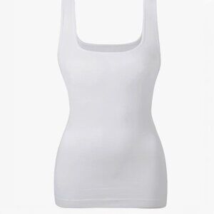 Seamless Square Neck Shapewear Tank Top White Size: XL NWT